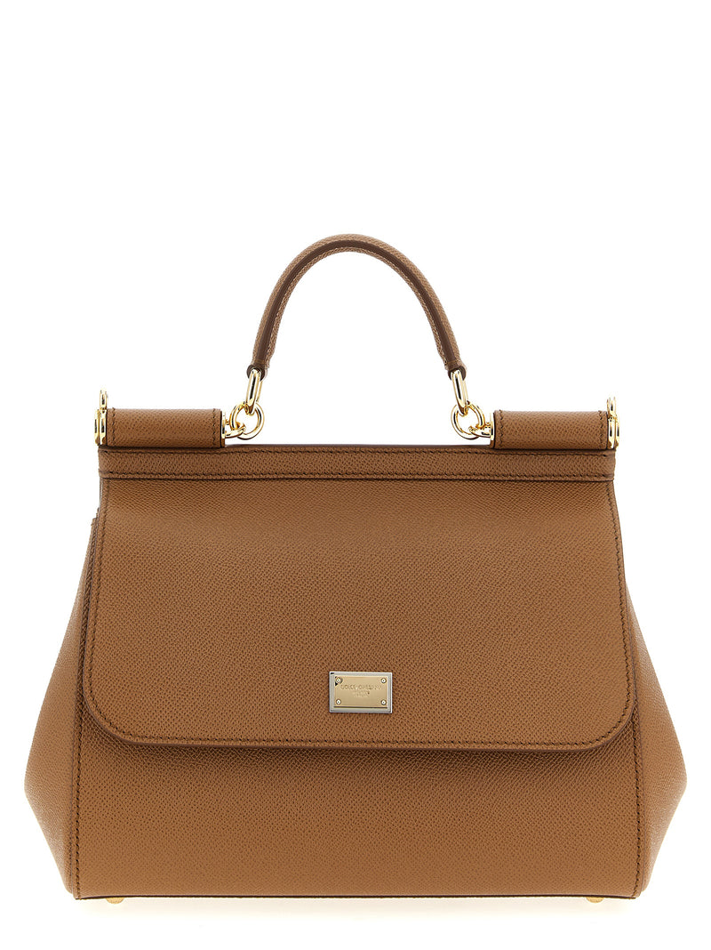 Dolce & Gabbana Brown Calfskin Handbag