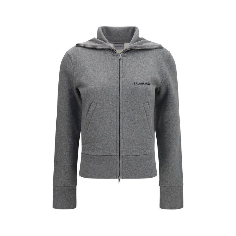 Balenciaga Gray Cotton Sweatshirt
