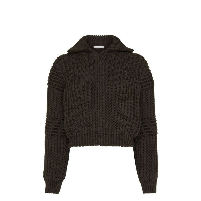 Lemaire Brown Cotton Cardigan