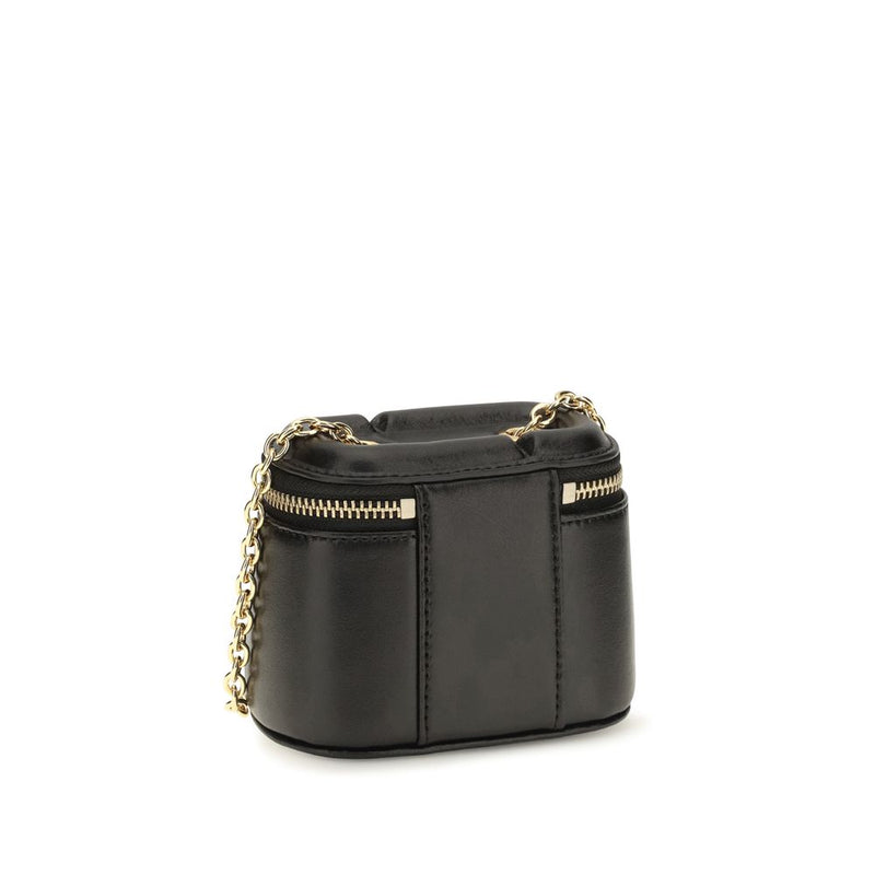 Borsa a spalla Marc Jacobs in pelle di vitello nera Bos Taurus