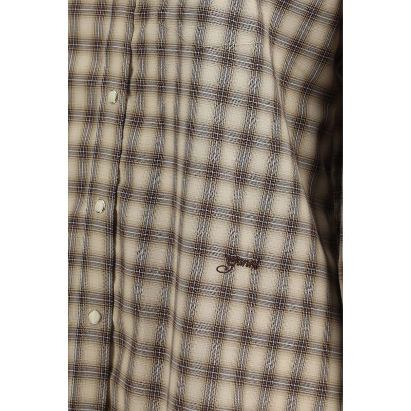 Ganni Beige Cotton Dress Shirt