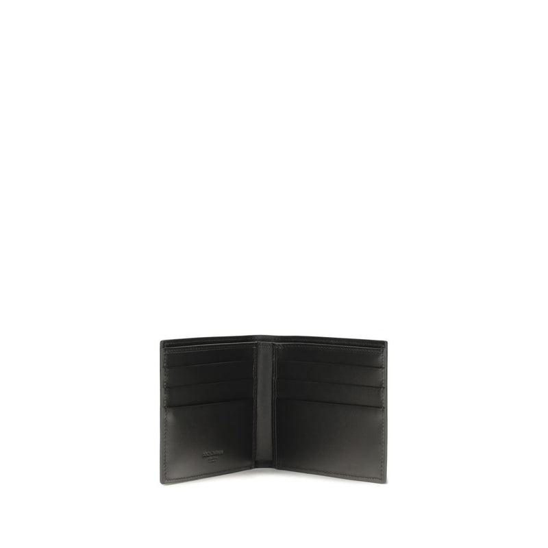 Dolce & Gabbana Black Calf Leather Bos Taurus Wallet