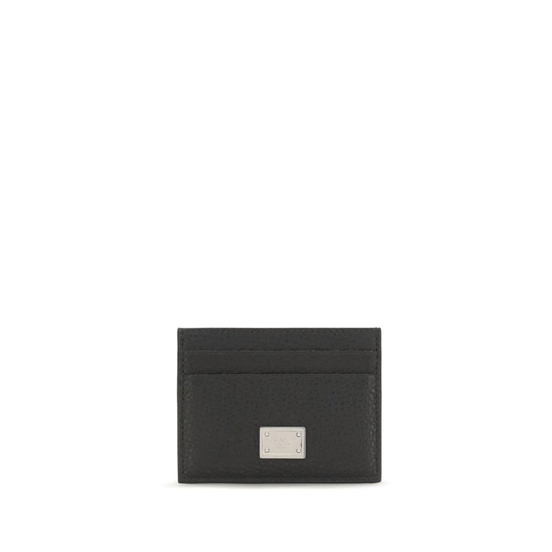 Dolce & Gabbana Black Calf Leather Bos Taurus Wallet