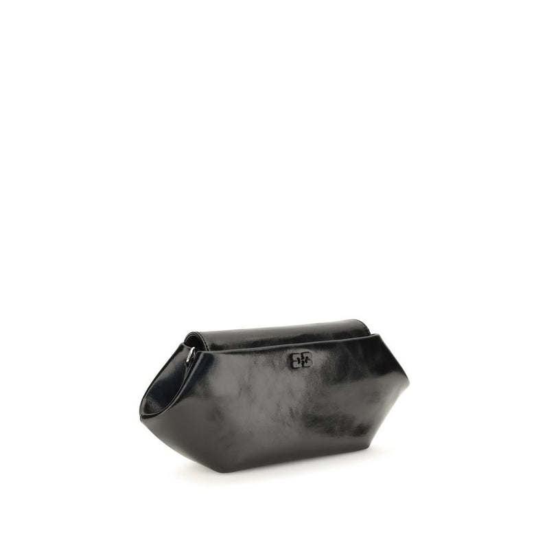 Ganni Black Polyethylene Shoulder Bag