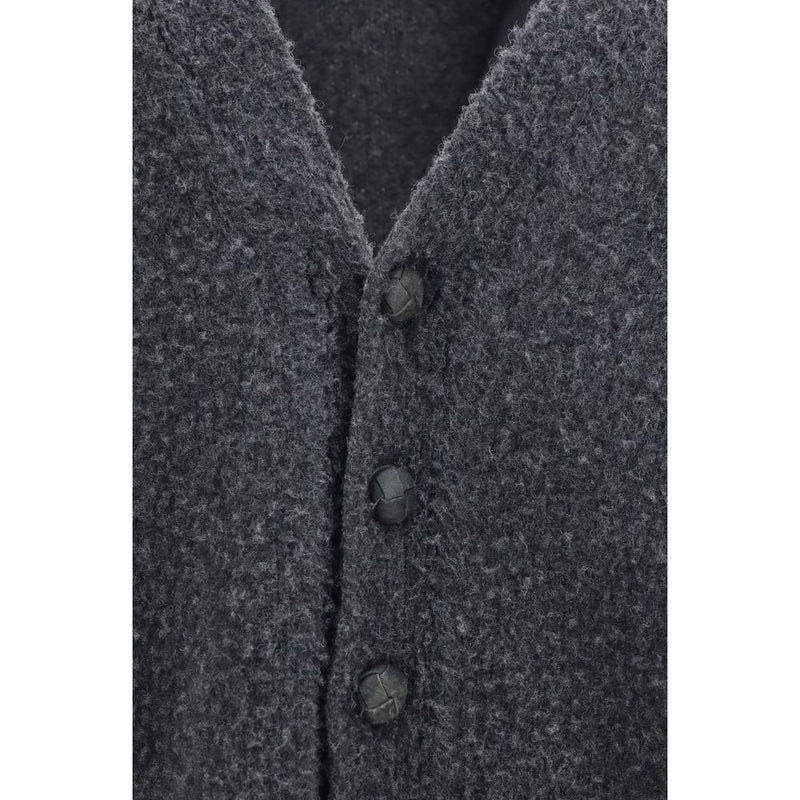 Golden Goose Gray Wool Oves Aries Cardigan