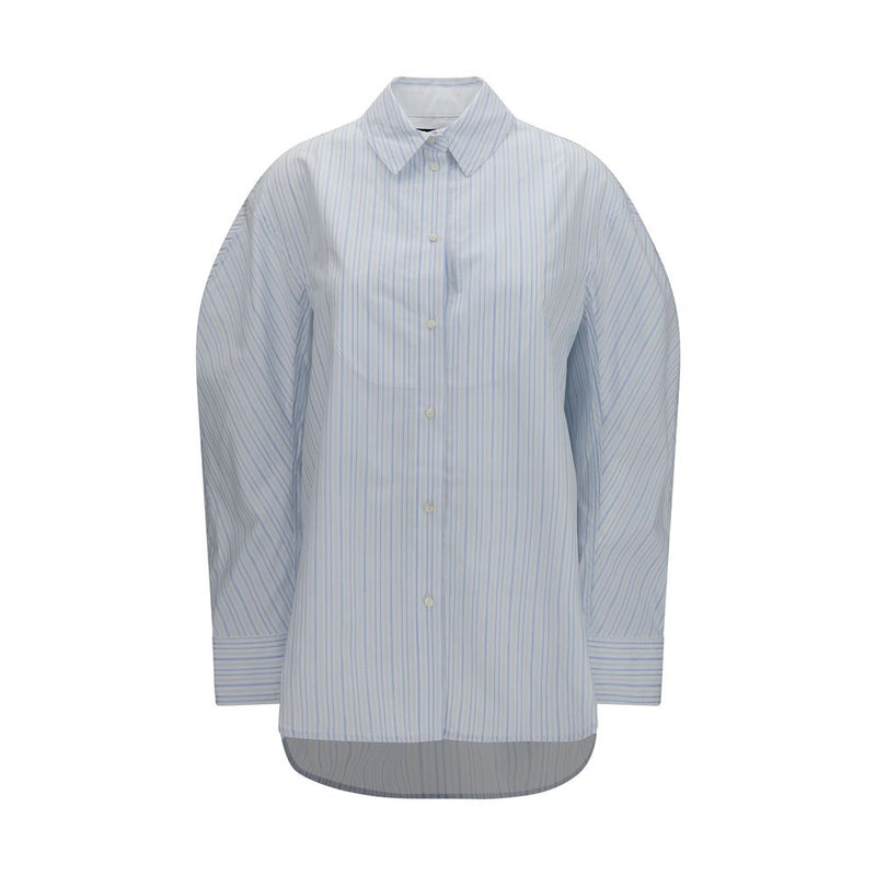Jacquemus Blue Cotton Dress Shirt