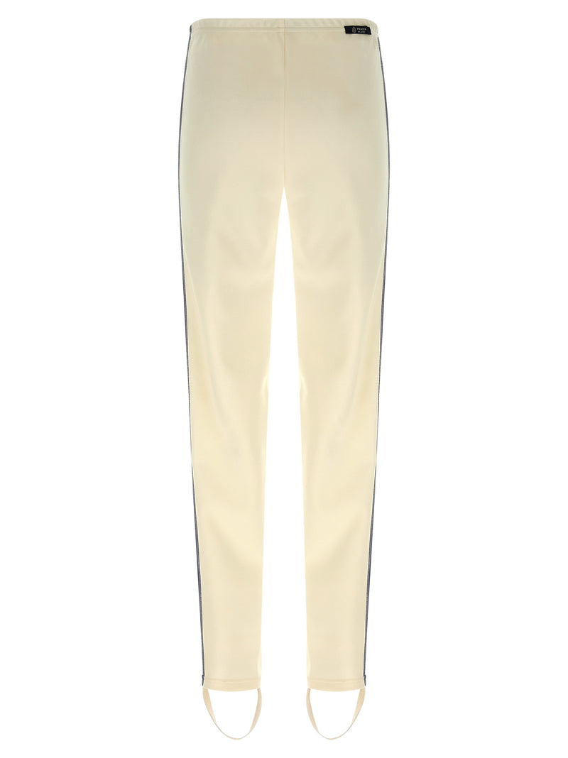 Prada White Polyester Joggers (Workout Pants)