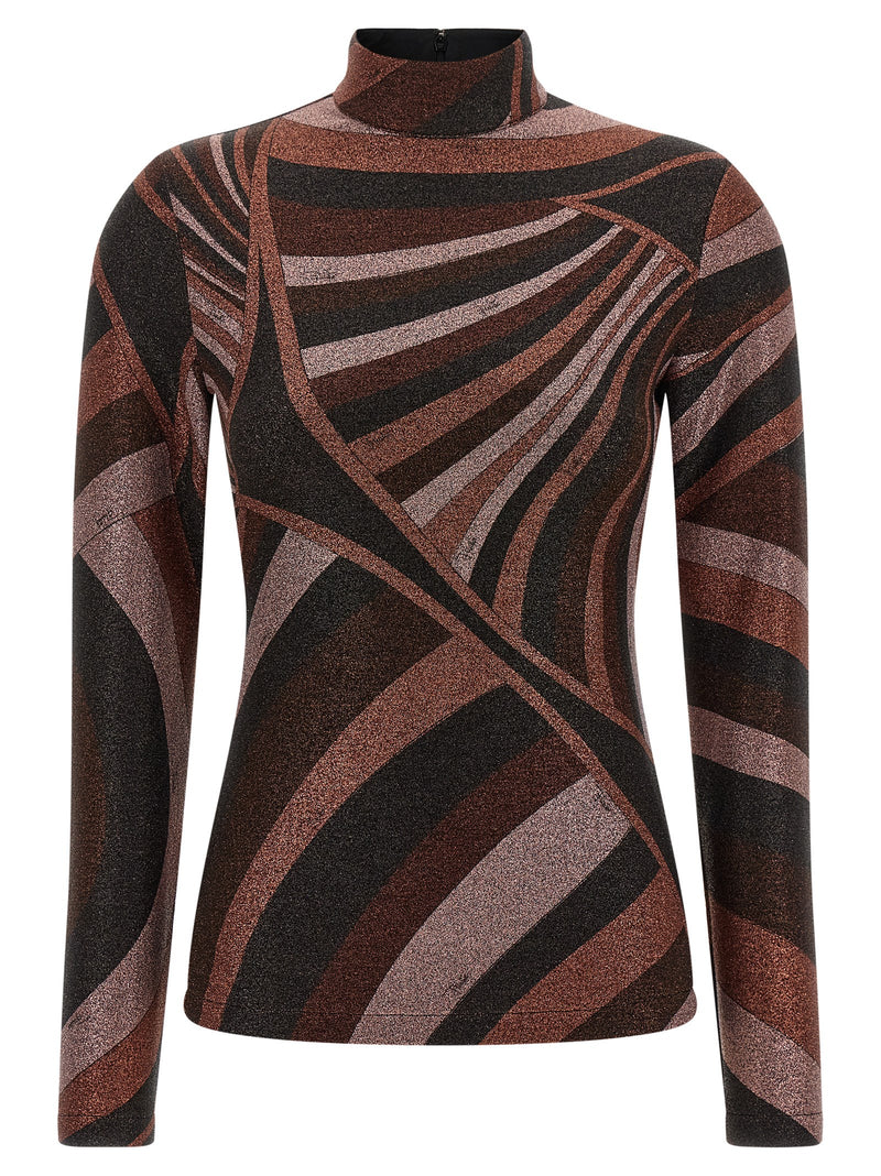 Emilio Pucci Bordeaux Polyamide Cardigan