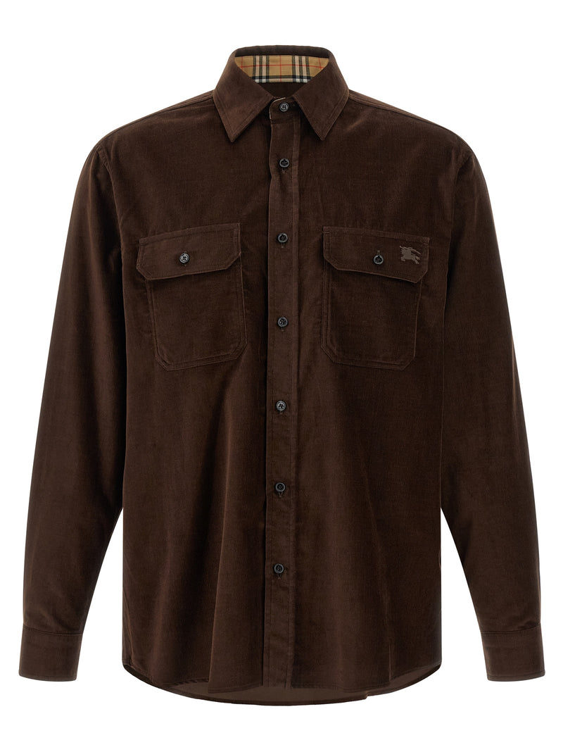 Burberry Brown Cotton Blouse