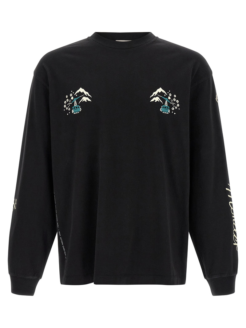 MONCLER GENIUS Black Cotton T-Shirt