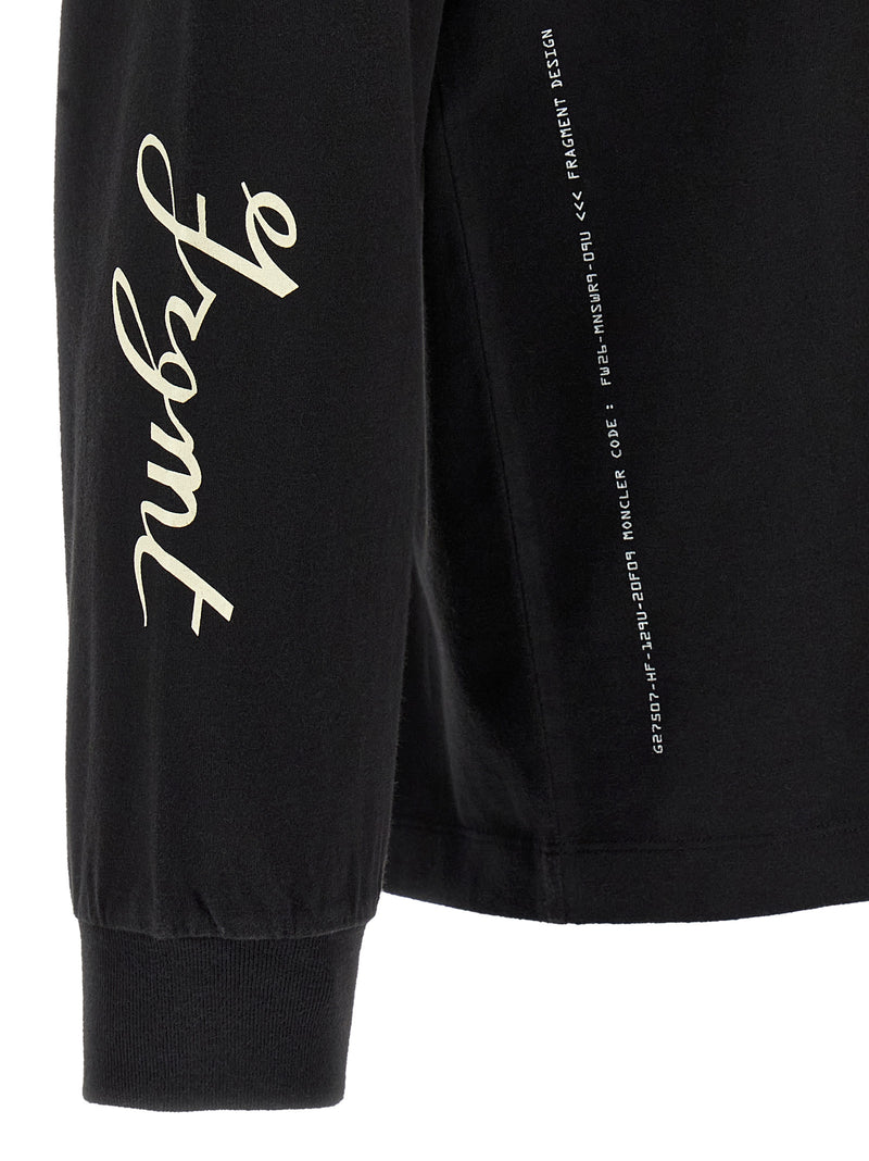 MONCLER GENIUS Black Cotton T-Shirt