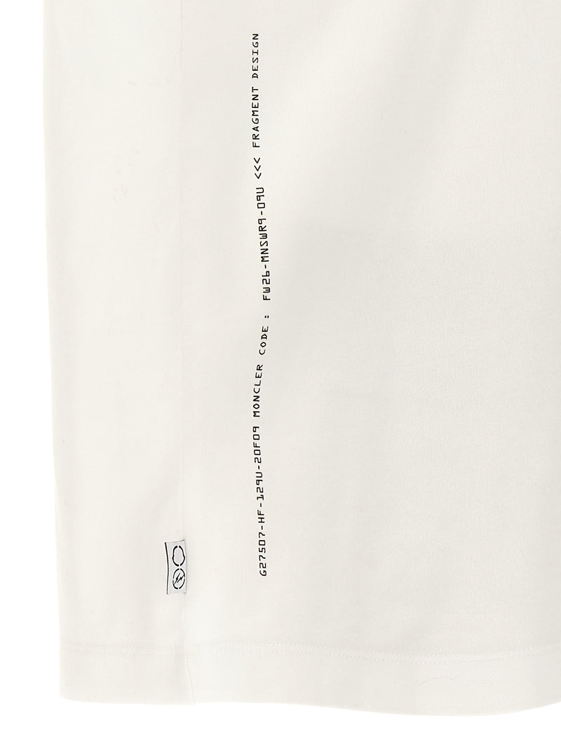 MONCLER GENIUS White Cotton T-Shirt