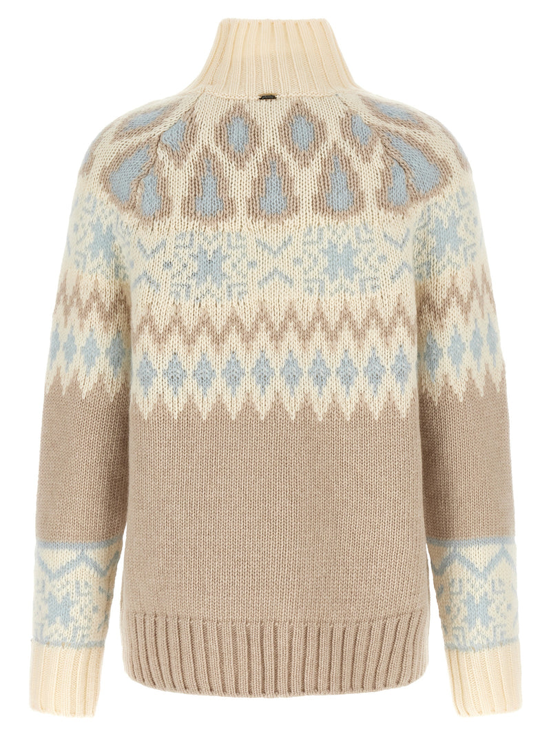 Herno Beige Wool Cardigan