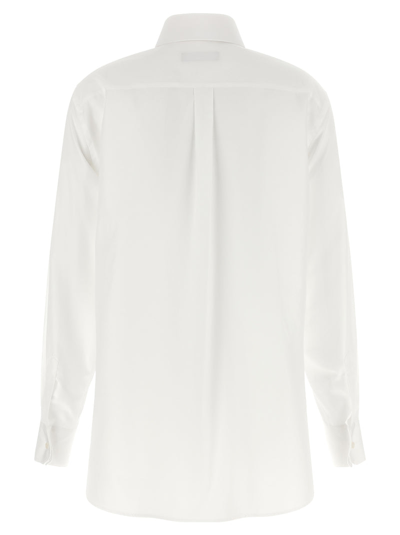 Blusa bianca in cotone Dolce & Gabbana