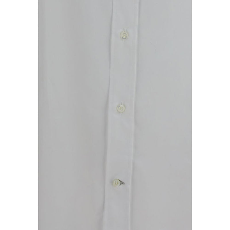Brunello Cucinelli White Cotton Dress Shirt
