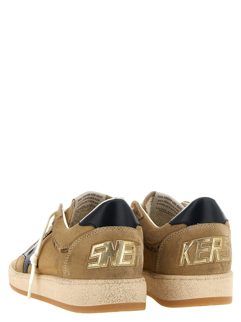 Zapatillas bajas de piel de vacuno beige de Golden Goose