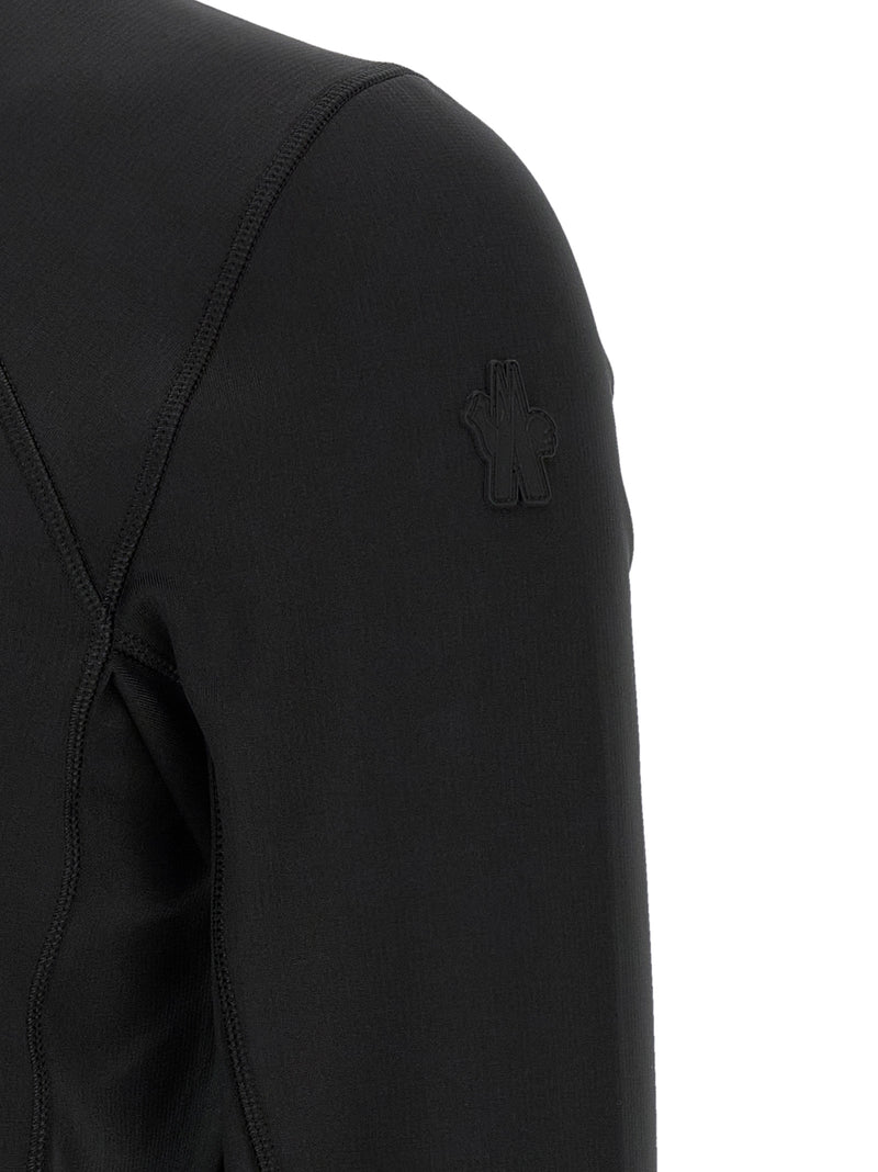 Moncler Grenoble Black Polyester Cardigan