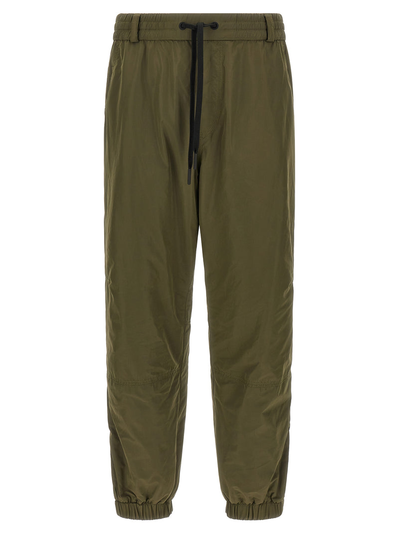Pantalones de chándal de poliéster bicolor de Moncler Grenoble (pantalones de entrenamiento)