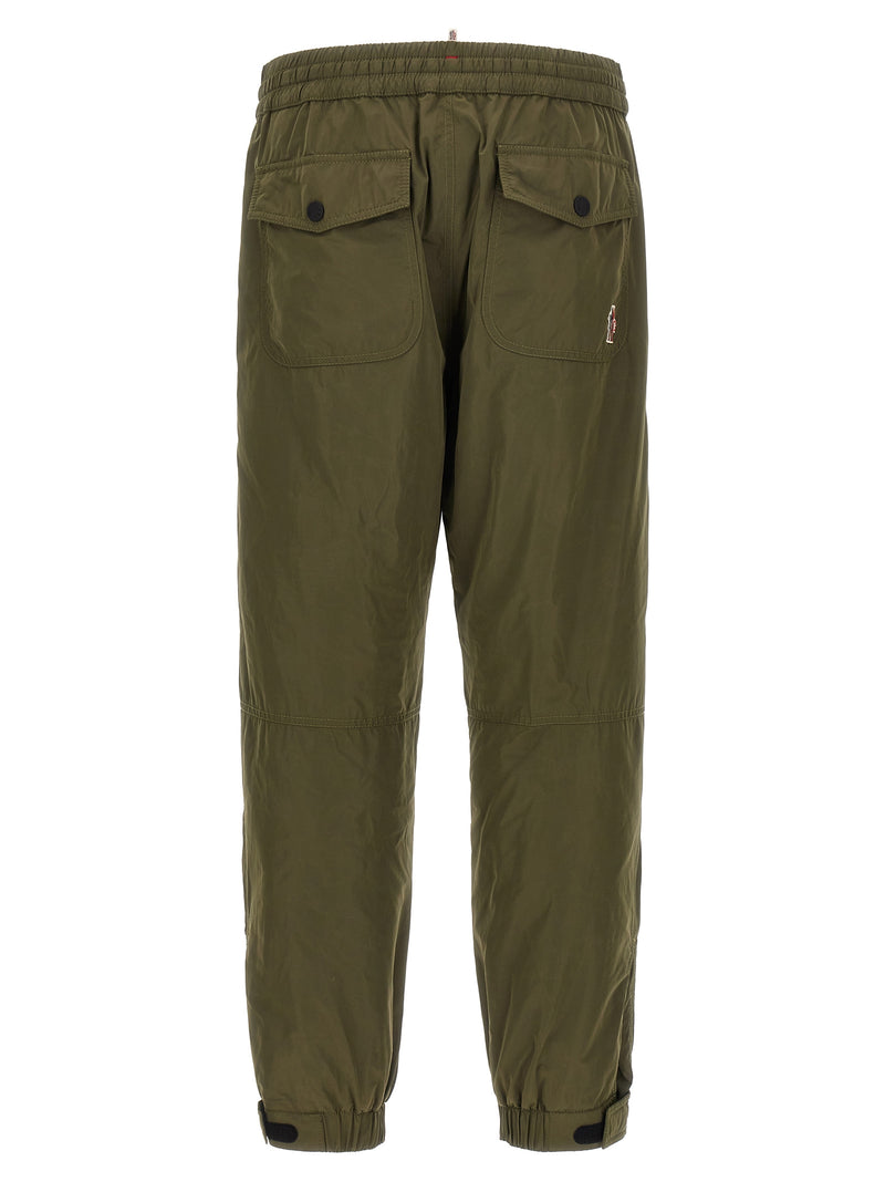 Pantalones de chándal de poliéster bicolor de Moncler Grenoble (pantalones de entrenamiento)