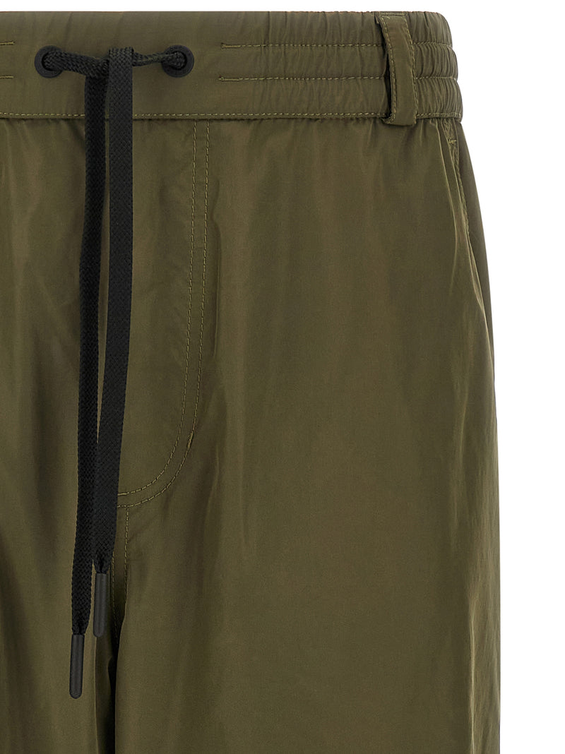 Pantalones de chándal de poliéster bicolor de Moncler Grenoble (pantalones de entrenamiento)