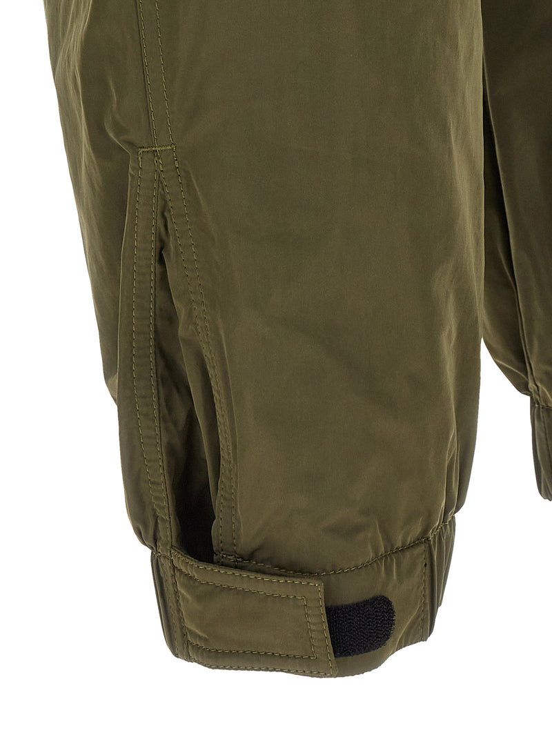 Pantalones de chándal de poliéster bicolor de Moncler Grenoble (pantalones de entrenamiento)