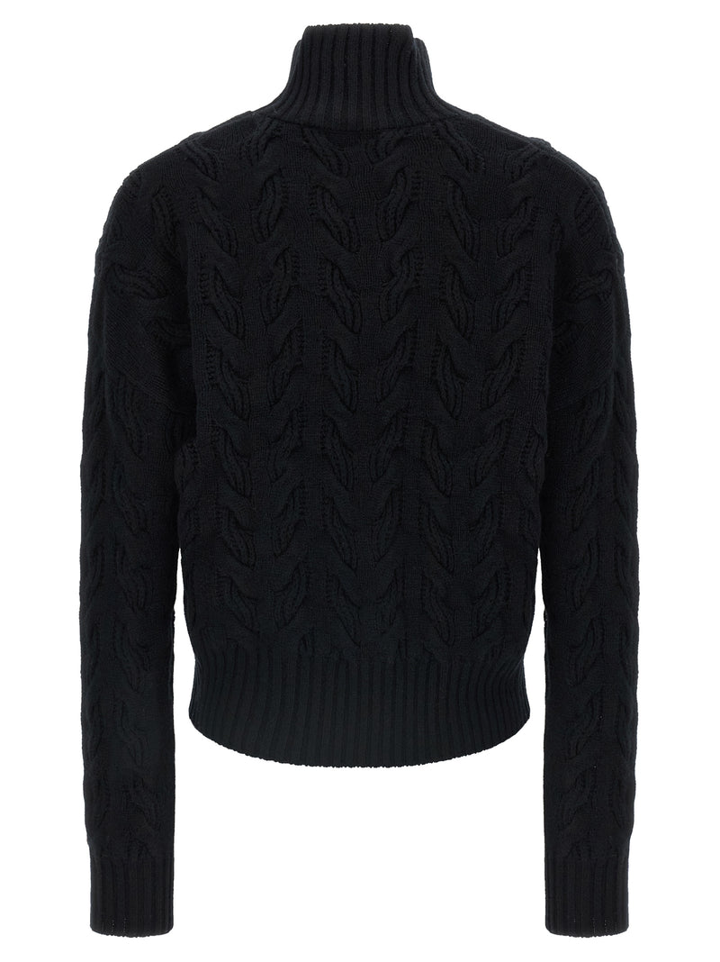 Max Mara Black Wool Cardigan
