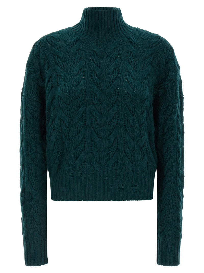 Max Mara Bicolor Wool Cardigan