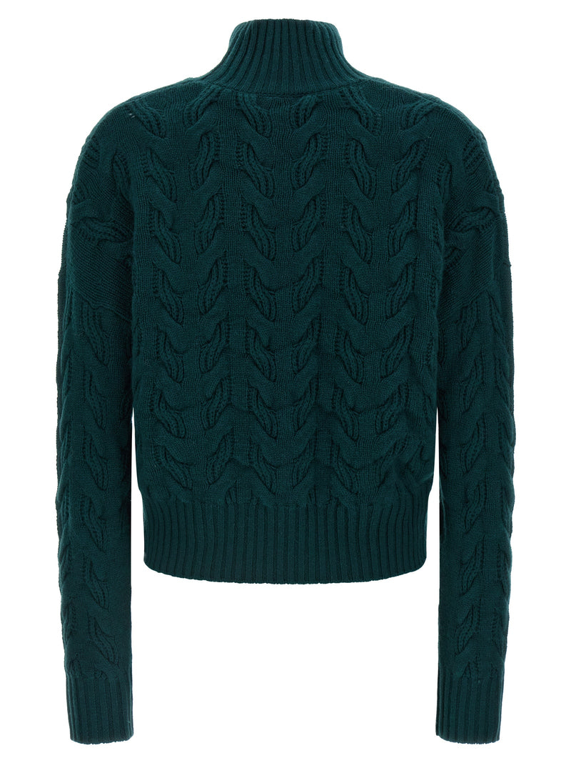 Max Mara Bicolor Wool Cardigan