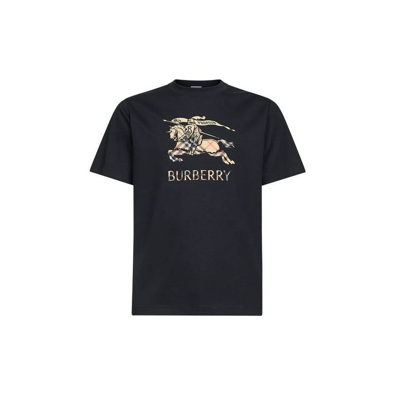 Burberry Black Cotton T-Shirt