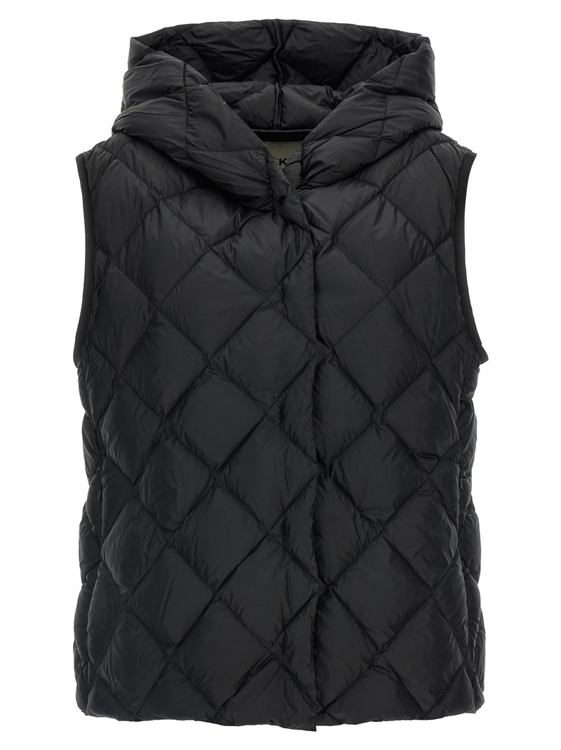Max Mara Black Polyester Sleeveless Jacket