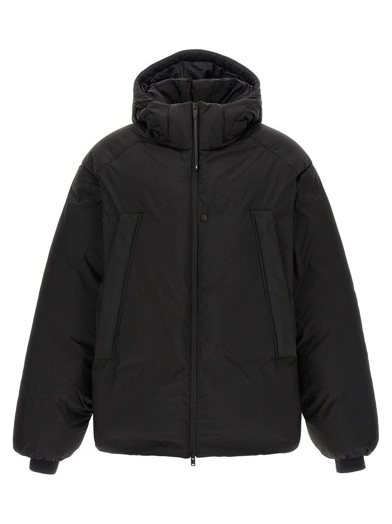 Y-3 Black Recycled Polyamide Full-Length Jacket