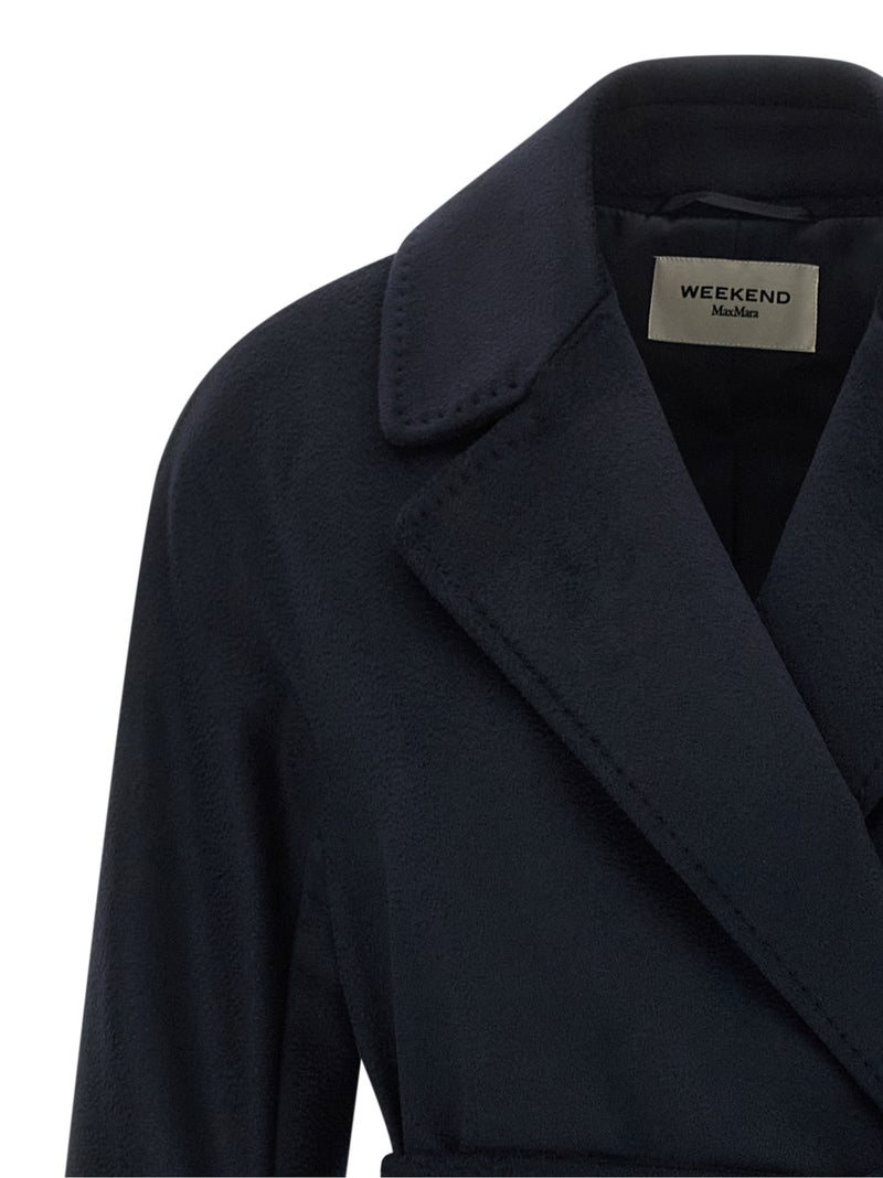 Abrigo de lana Max Mara azul para mujer