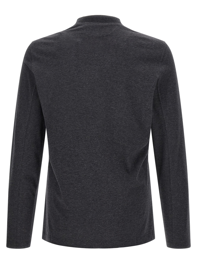 Camiseta de algodón gris de Brunello Cucinelli