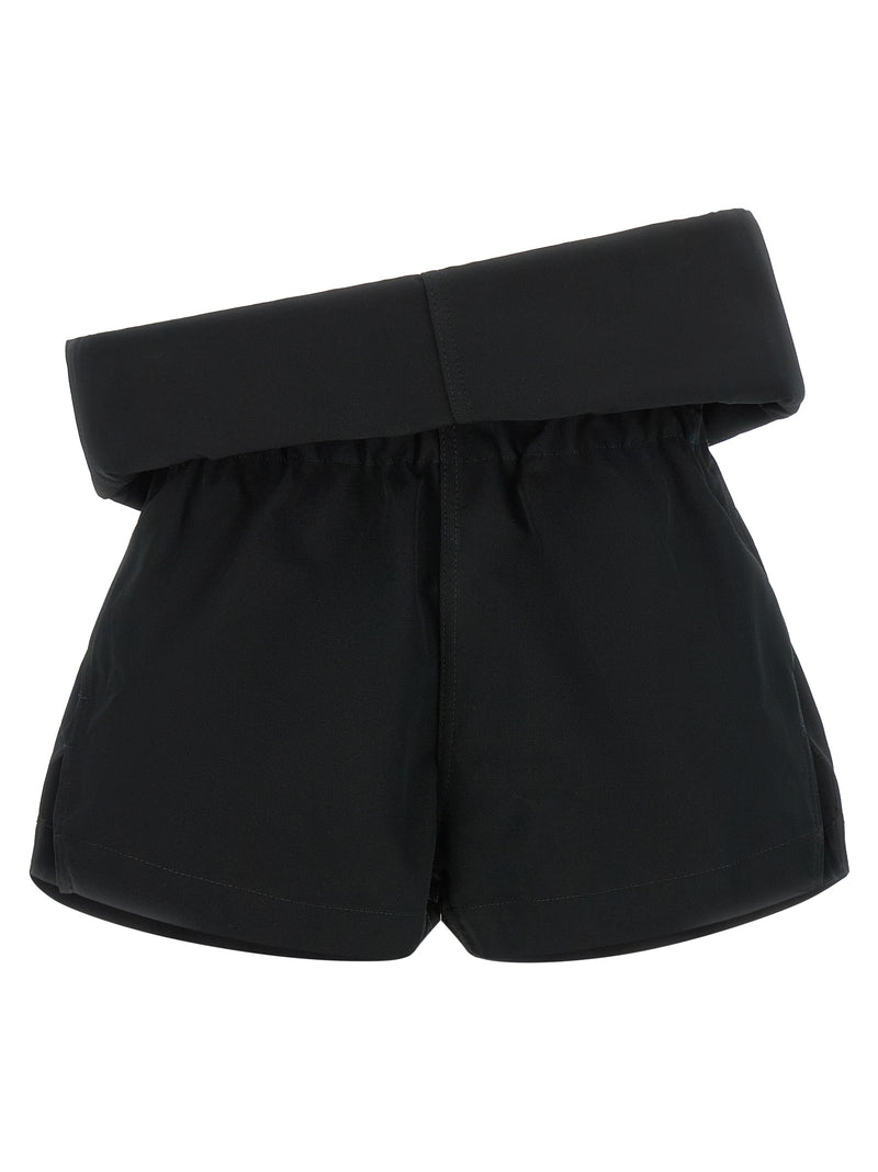 Rick Owens Black Polyester Bermuda Shorts