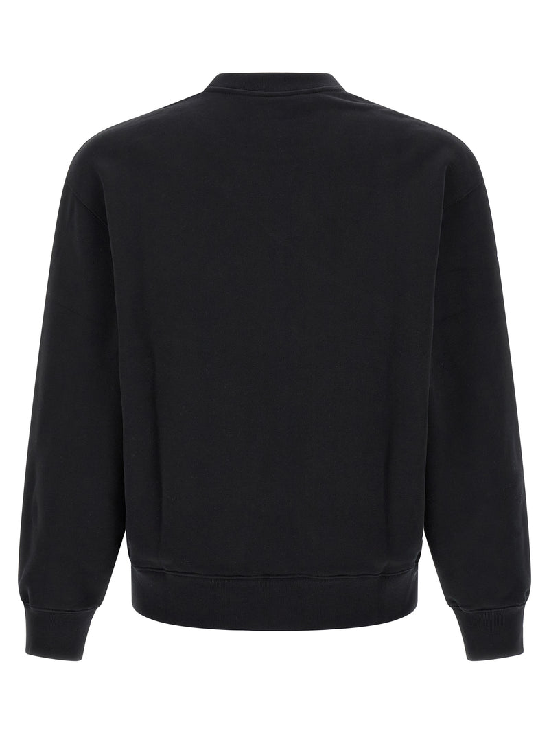 Sudadera de algodón negra Maison Kitsuné