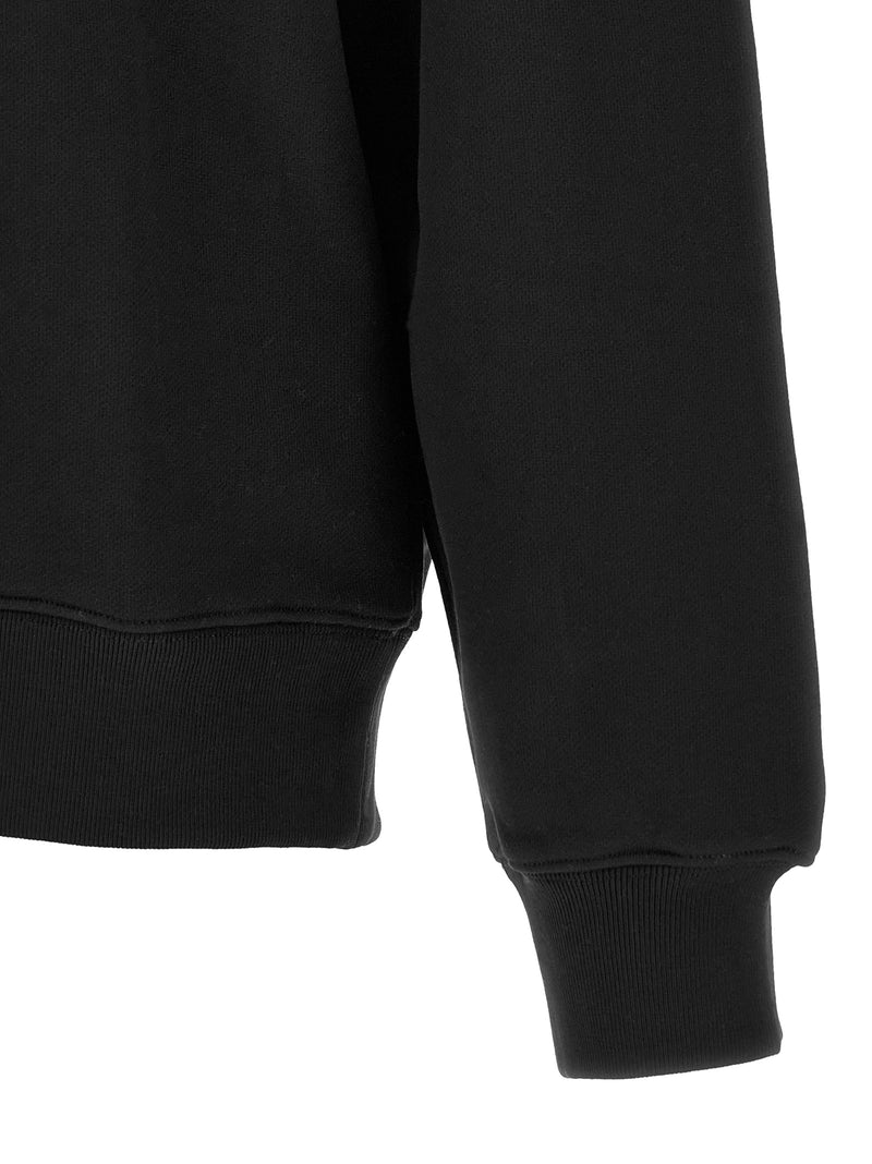 Sudadera de algodón negra Maison Kitsuné