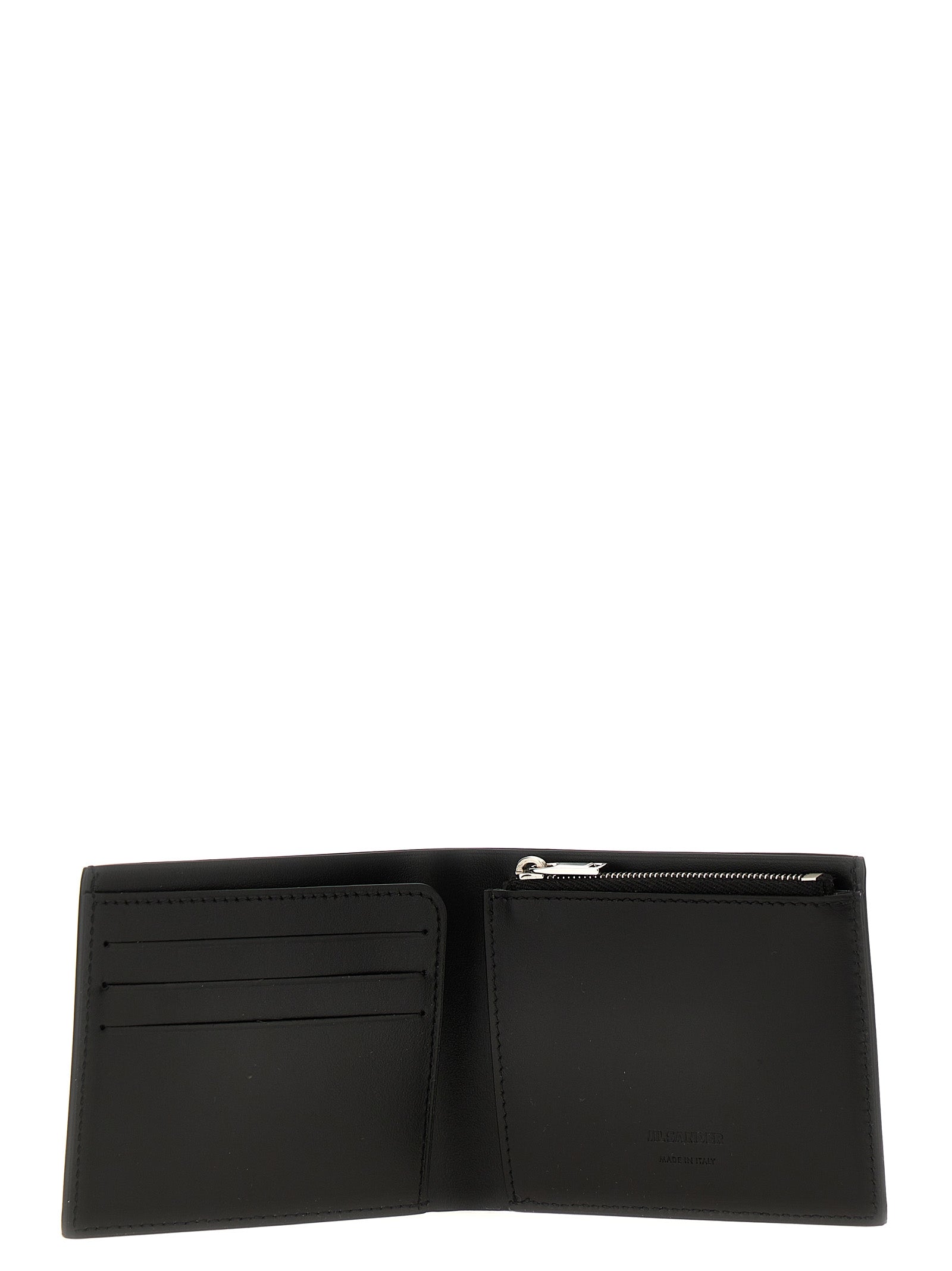 Jil Sander Black Calfskin Wallet — Urbalenti NYC