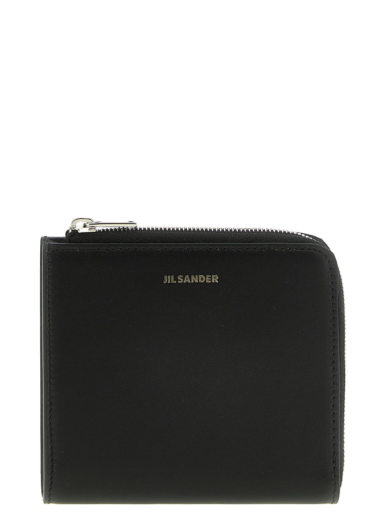 Jil Sander Black Calfskin Wallet