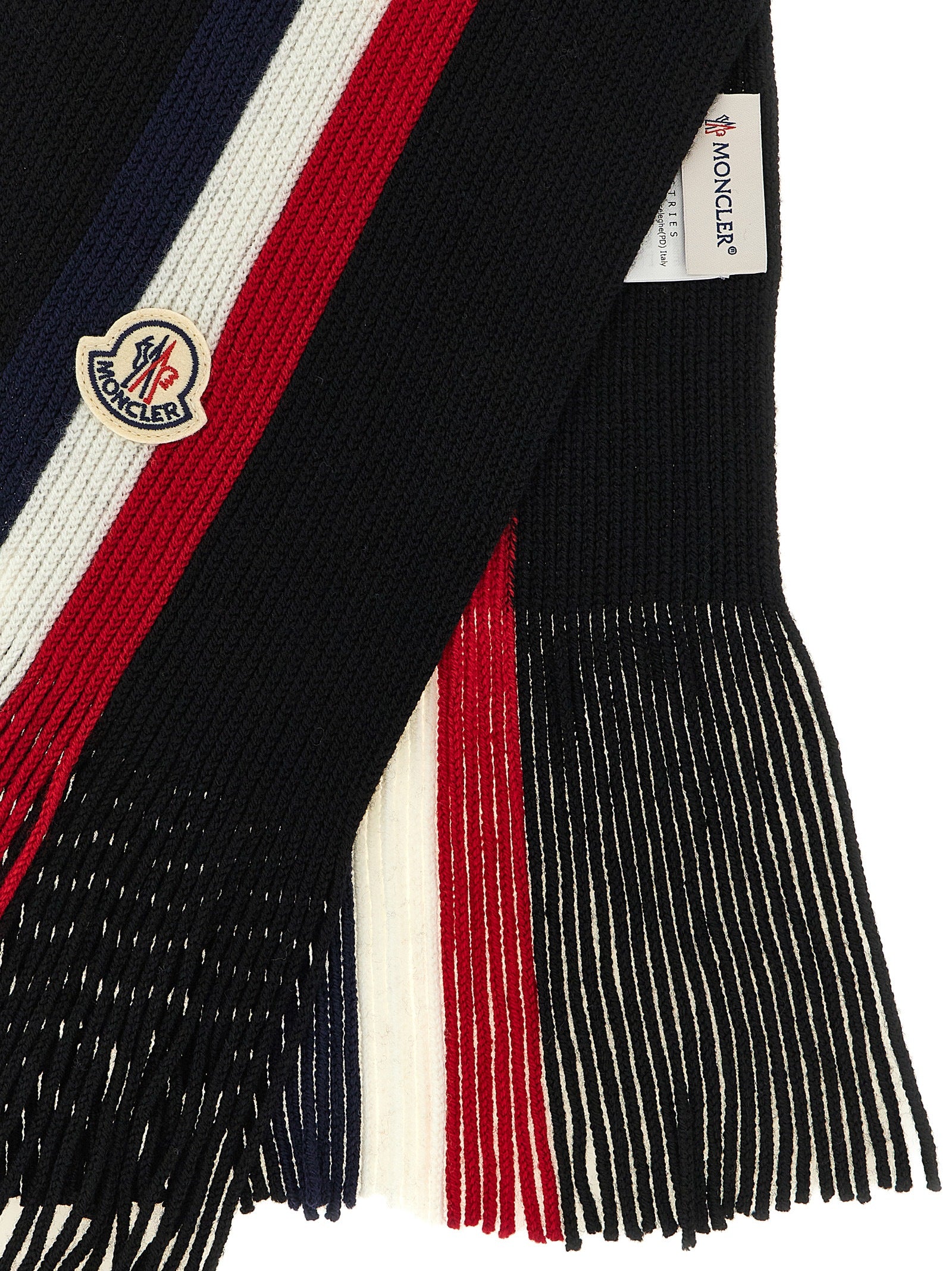 【MONCLER】マフラー Moncler Black Virgin Wool Foulard — Urbalenti NYC