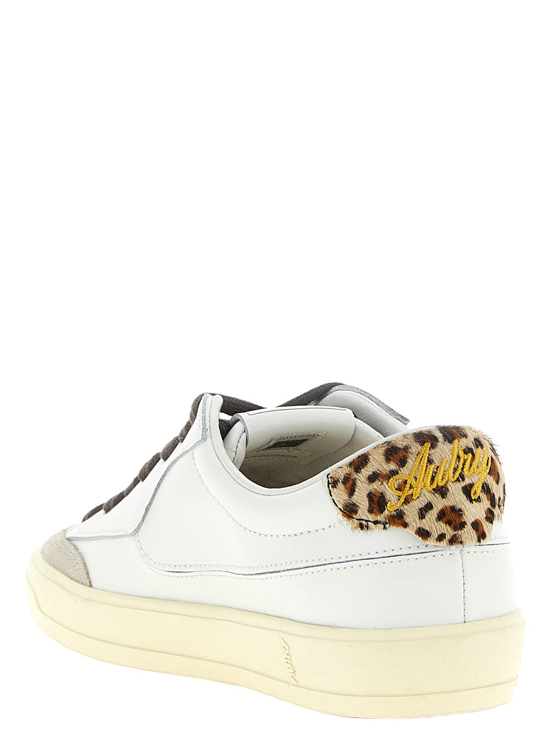 Baskets basses Autry multicolores en peau de vache