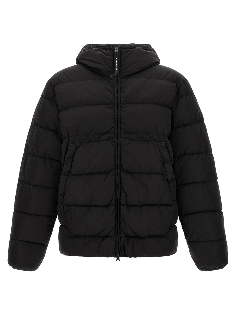 C.P. Company Black Polyamide Full-Length Jacket