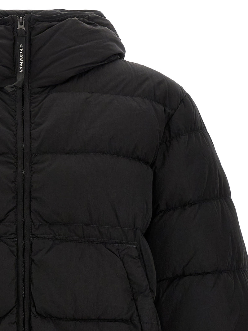C.P. Company Black Polyamide Full-Length Jacket