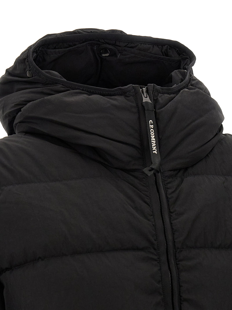C.P. Company Black Polyamide Full-Length Jacket