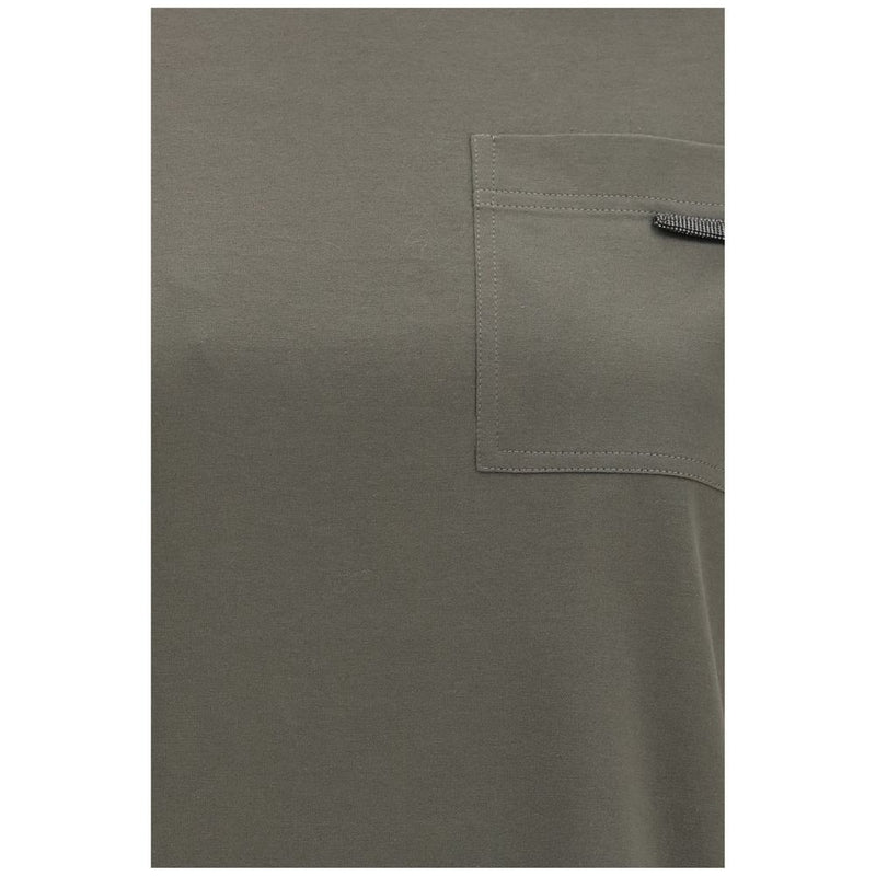 Brunello Cucinelli Bicolor Cotton T-Shirt