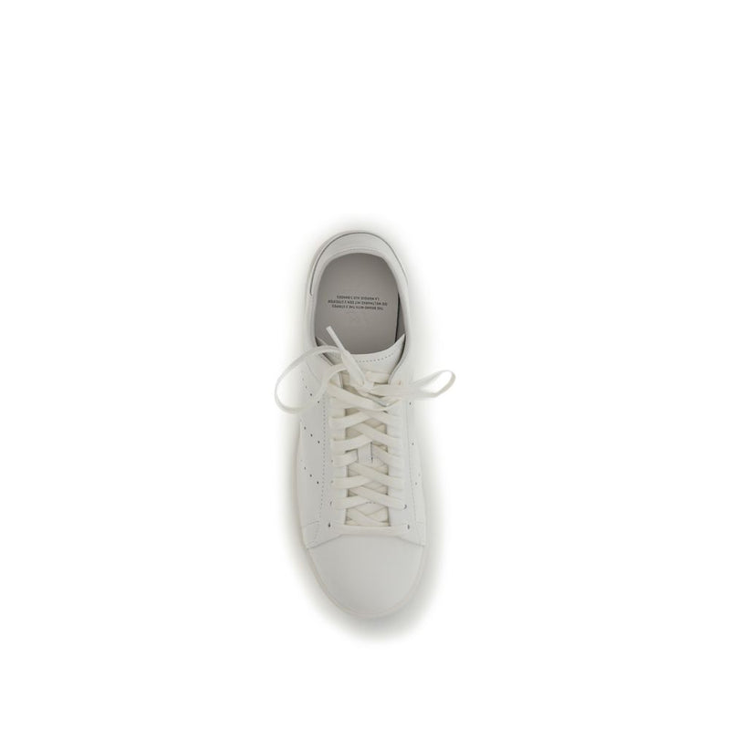 Y-3 White Calf Leather Bos Taurus Athletic Sneakers