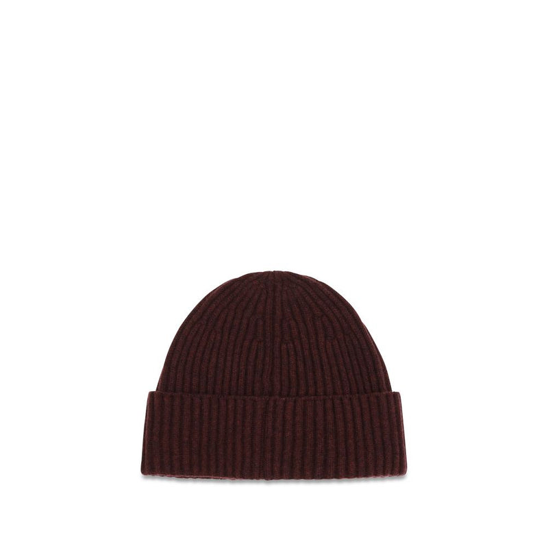 Brunello Cucinelli Bordeaux Cashmere Beanie