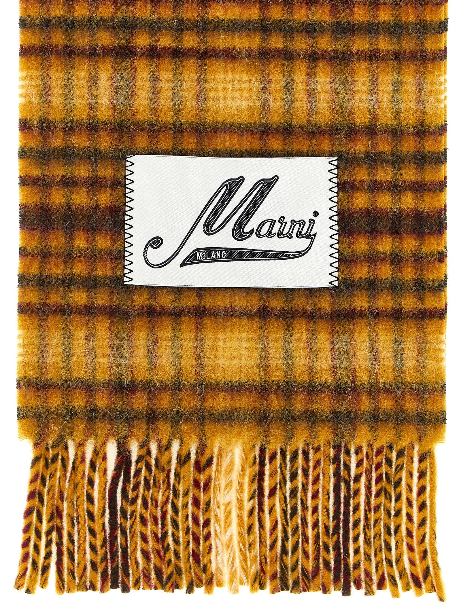 Marni Multicolor Virgin Wool Foulard — Urbalenti NYC