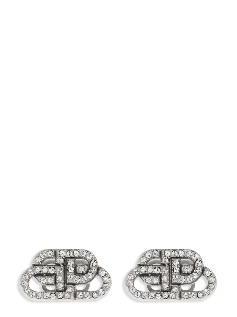 Balenciaga Silver Brass Earrings