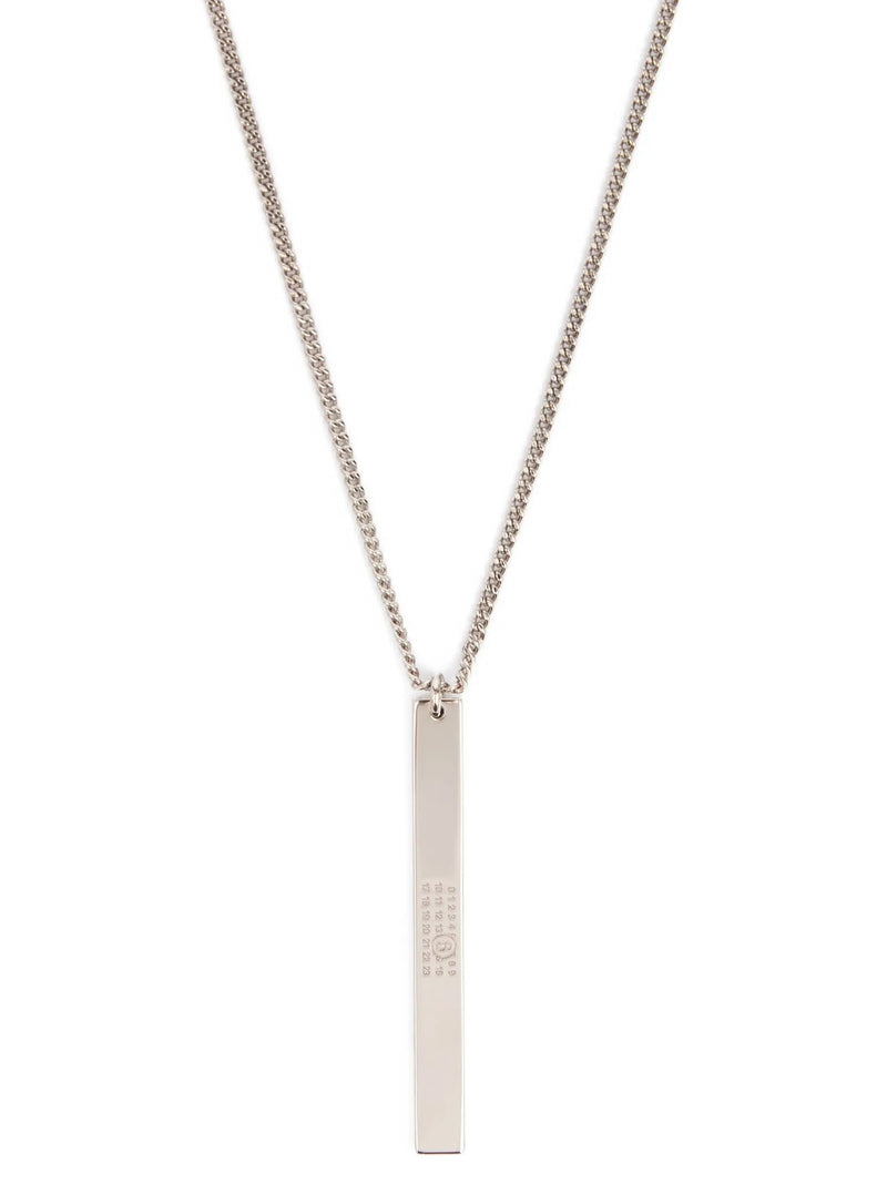MM6 Maison Margiela Silver Brass Necklace