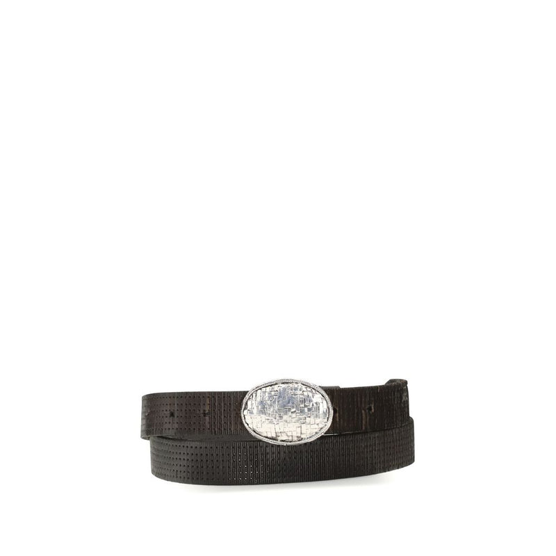 Brunello Cucinelli Brown Calf Leather Bos Taurus Regular Belt